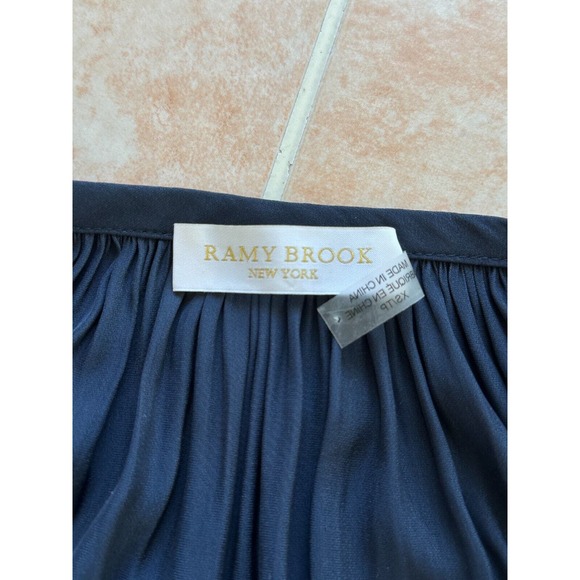 Ramy Brook Long Sleeved Blouse-Line of rings arm and shoulder Detailing XS /TP - Picture 7 of 8